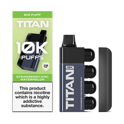 Strawberry Kiwi Watermelon Titan 10K Disposable Vape by Gold Bar