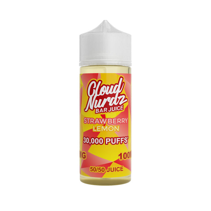 Strawberry Lemon 100ml Shortfill E-Liquid by Cloud Nurdz