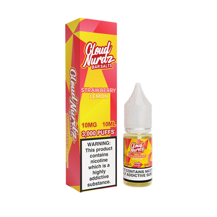 Strawberry Lemon Nic Salt E-Liquid By Cloud Nurdz