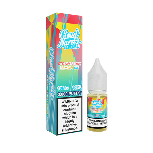 Strawberry Lemon Ice Nic Salt E-Liquid By Cloud Nurdz