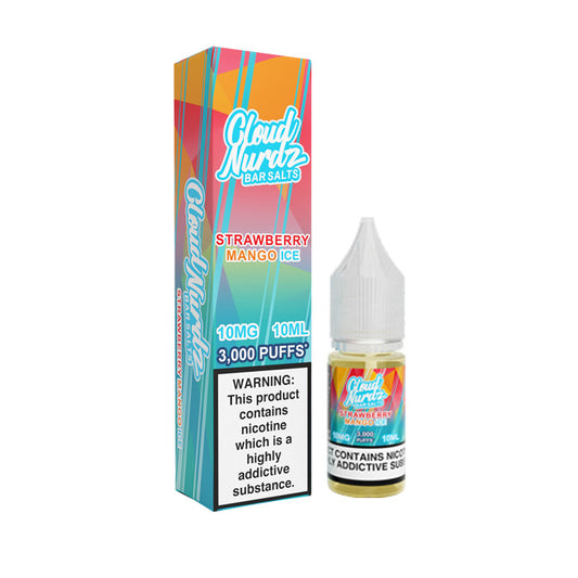 Strawberry Mango Ice Nic Salt E-Liquid By Cloud Nurdz