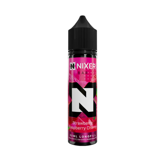 Strawberry Raspberry Cherry 30ml Longfill E-Liquid by Nixer