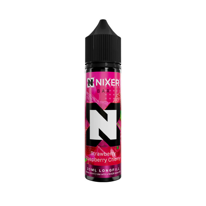 Strawberry Raspberry Cherry 30ml Longfill E-Liquid by Nixer