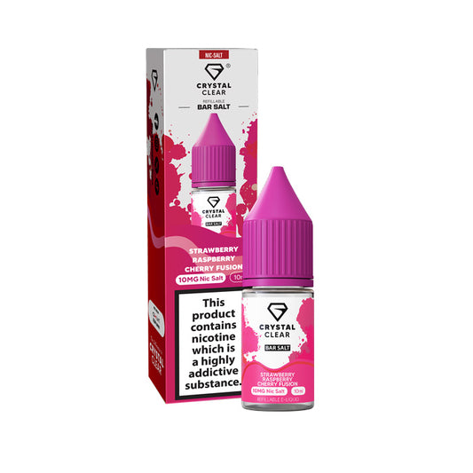 Strawberry Raspberry Cherry Fusion Nicotine Salt by Crystal Clear