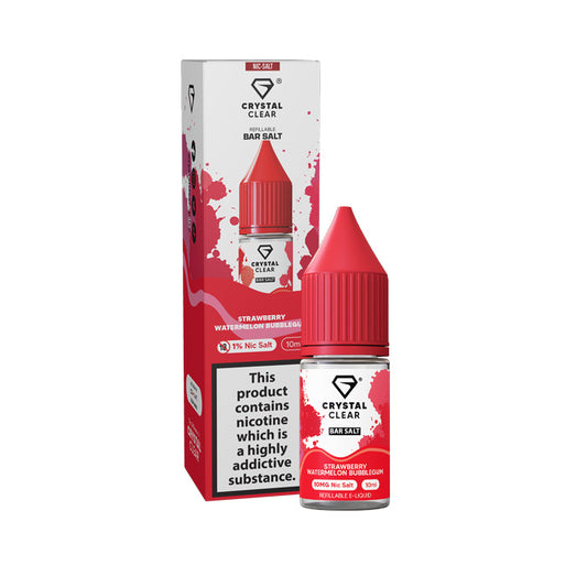 Strawberry Watermelon Bubblegum Nicotine Salt by Crystal Clear