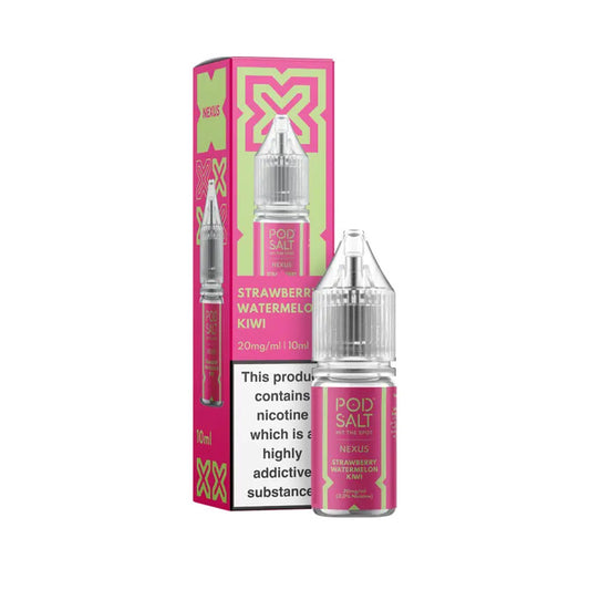 Strawberry Watermelon Kiwi 10ml Nic Salt E-Liquid by Nexus