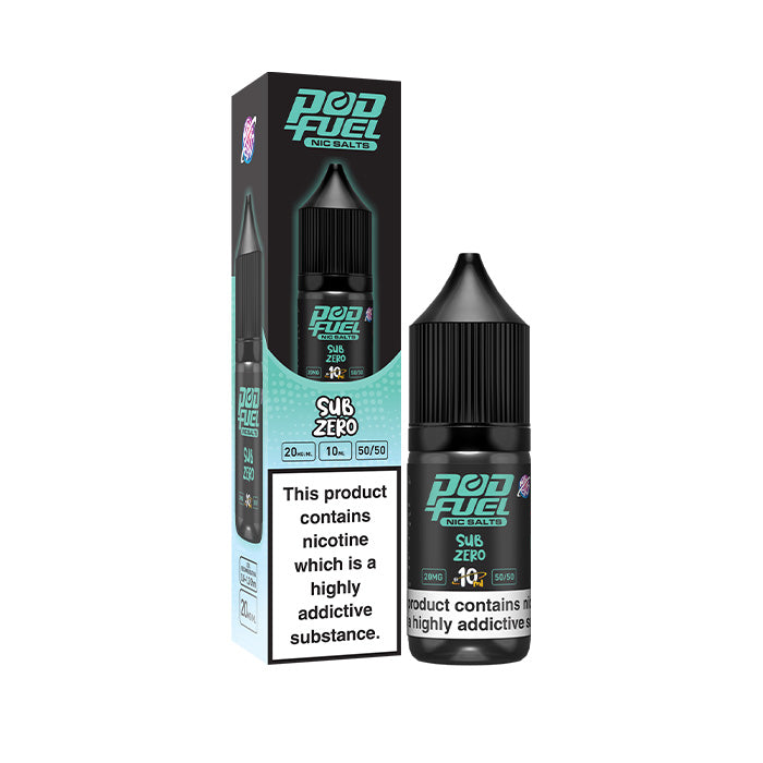 Sub Zero 10ml Nic Salt E-Liquid by Pod Fuel