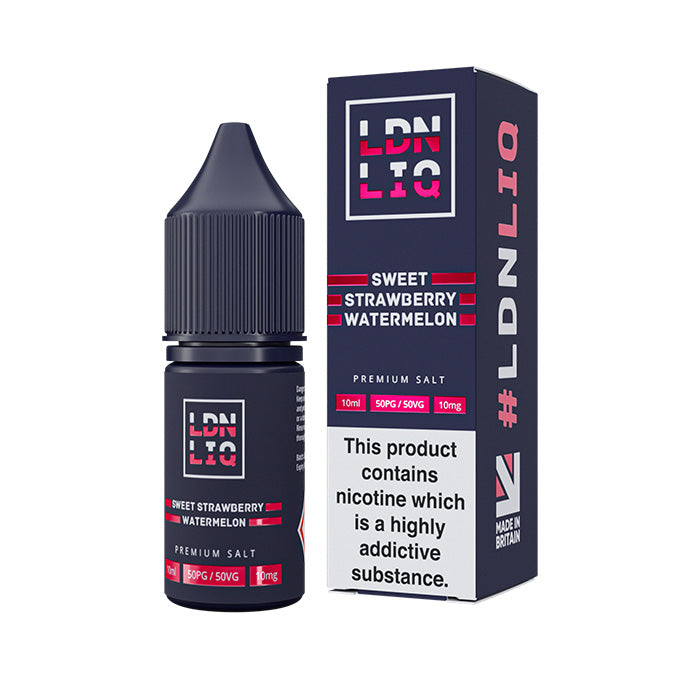 Sweet Strawberry Watermelon 10ml Nic Salt E Liquid by LDN LIQ