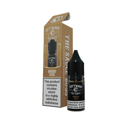 Tobacco Train 10ml Nic Salt E-Liquid by Cuttwood Bar Salts