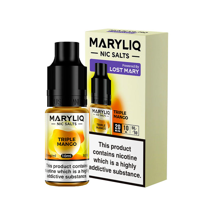 Triple Mango 10ml Nic Salt E-Liquid by MaryLiq