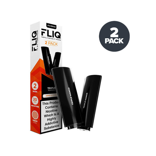 Triple Mango Avomi Fliq 4in1 Prefilled Pods and Box