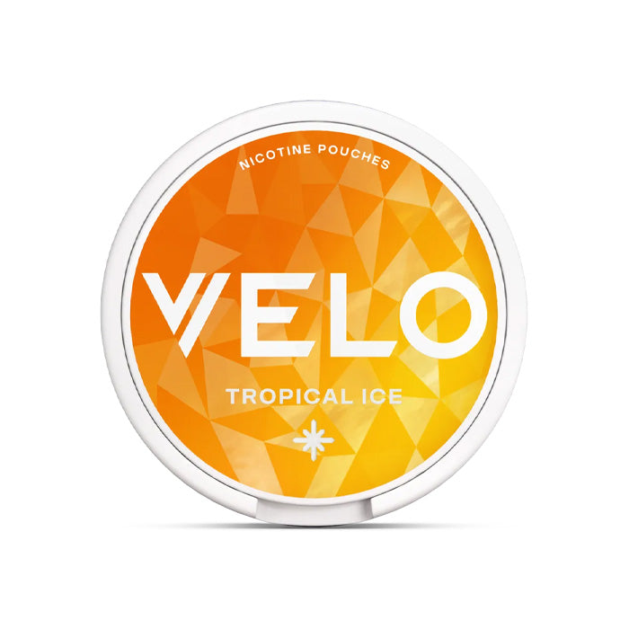 Tub of Tropical Ice Velo Mini Nicotine Pouches