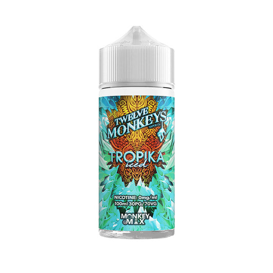 Tropika Iced 100ml Shortfill E-Liquid by Twelve Monkeys