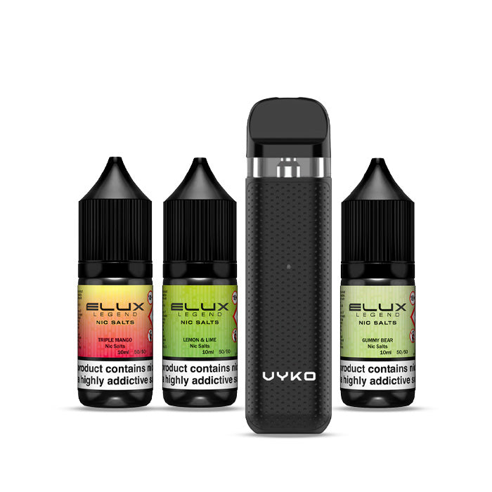 VYKO One Kit with three Elux 10ml Nic Salts