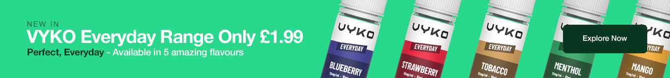 VYKO Everyday E-Liquid Range Bottles