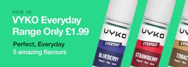 VYKO Everyday E-Liquid Range Bottles