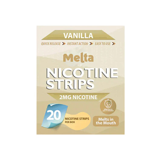 Vanilla Melta Nicotine Strips