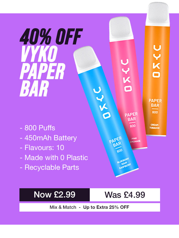 VYKO Paper Bar Disposable Offer