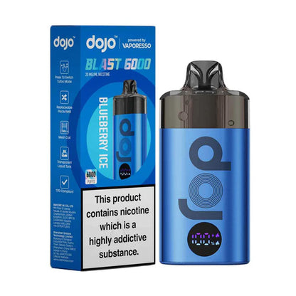 Vaporesso Dojo Blast 6000 Pod Kit Blueberry Ice