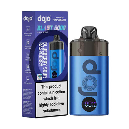 Vaporesso Dojo Blast 6000 Pod Kit Blueberry Sour Raspberry