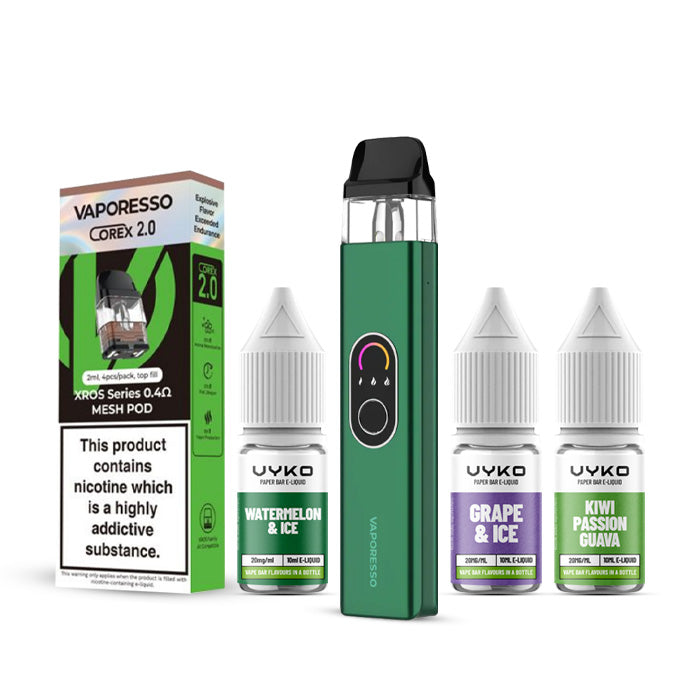 Vaporesso Xros 4 Kit Bundle Green