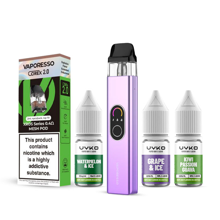 Vaporesso Xros 4 Kit Bundle Lilac Purple