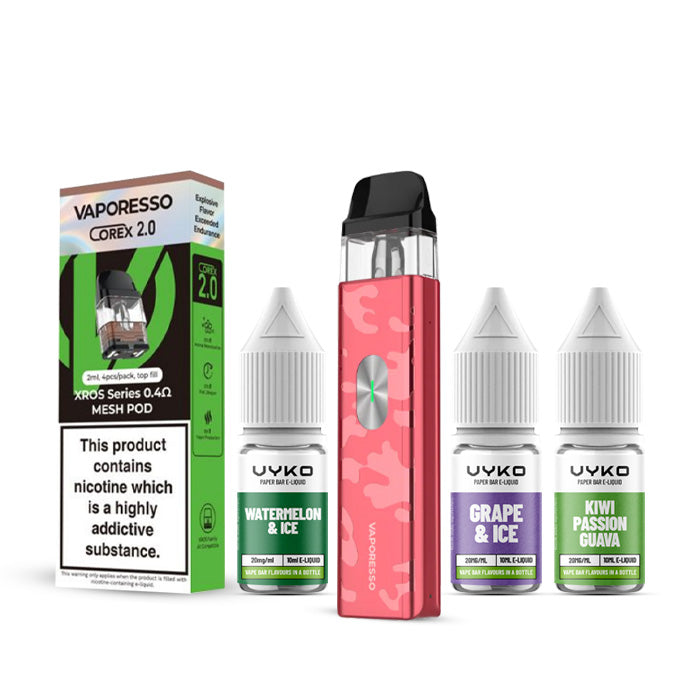 Vaporesso Xros 4 Mini Kit Bundle Camo Red