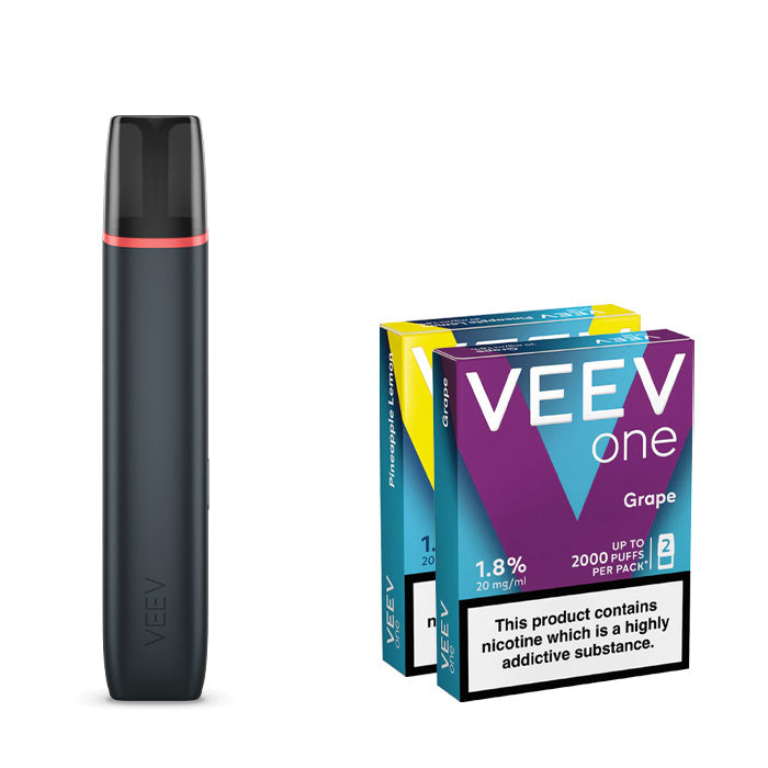 Veev One Device with two boxes of Veev One pods