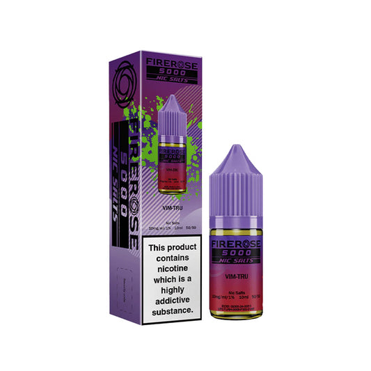 Vim-Tru 10ml Nic Salt E-Liquid by Firerose 5000