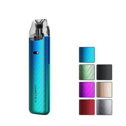 VooPoo vMate i2 Pod Kit with 7 squares showcasing all available colours