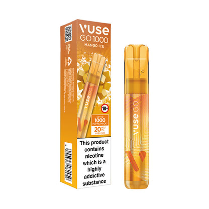 use Go 1000 Pen Disposable Vape Mango Ice