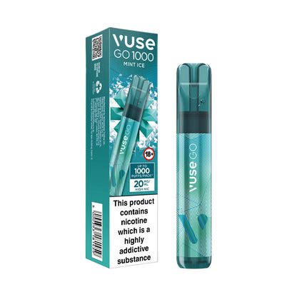 use Go 1000 Pen Disposable Vape Mint Ice