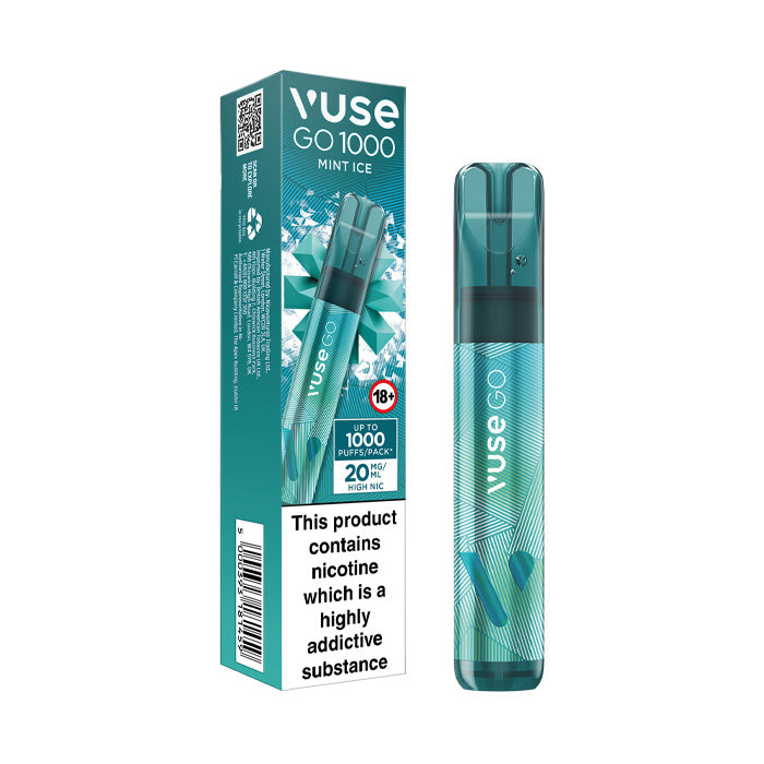 use Go 1000 Pen Disposable Vape Mint Ice