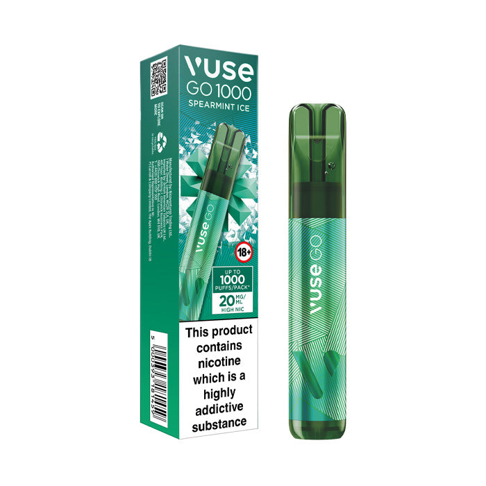 use Go 1000 Pen Disposable Vape Spearmint Ice