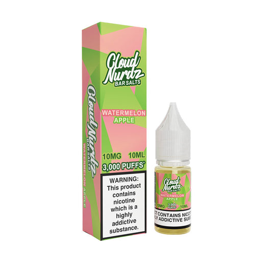 Watermelon Apple Nic Salt E-Liquid By Cloud Nurdz