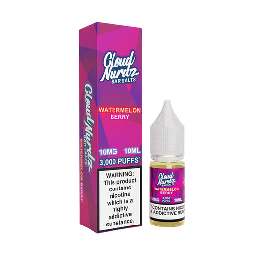 Watermelon Berry Nic Salt E-Liquid By Cloud Nurdz