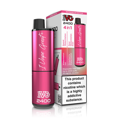 Watermelon Edition IVG 2400 Disposable Vape