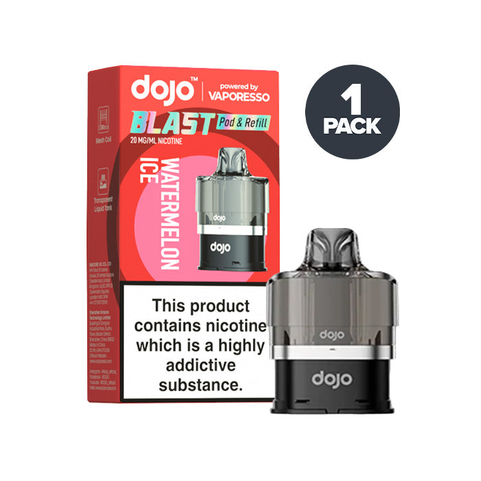 Watermelon Ice Vaporesso Dojo Blast Pod and Box