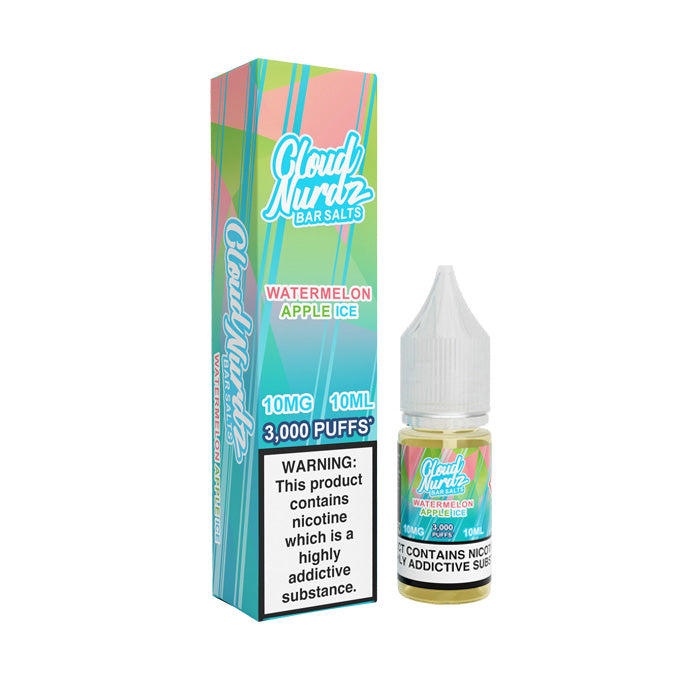 Watermelon Apple Ice Nic Salt E-Liquid By Cloud Nurdz