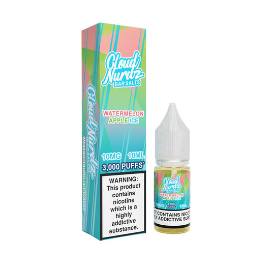 Watermelon Apple Ice Nic Salt E-Liquid By Cloud Nurdz