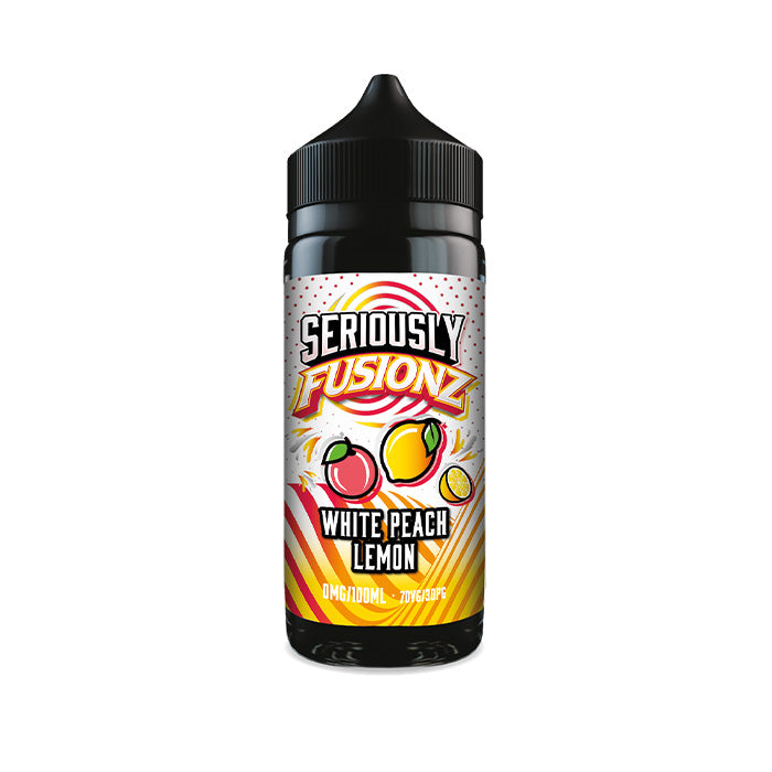 White Peach Lemon Seriously Fusionz 100ml Shortfill E-Liquids