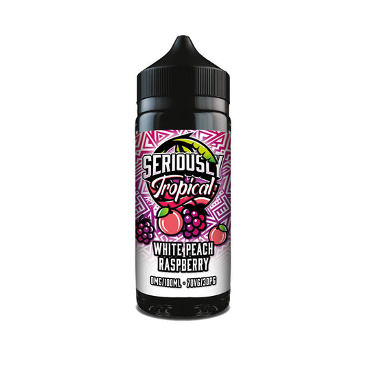 White Peach Raspberry 100ml Shortfill E-Liquid by Seriously Tropical