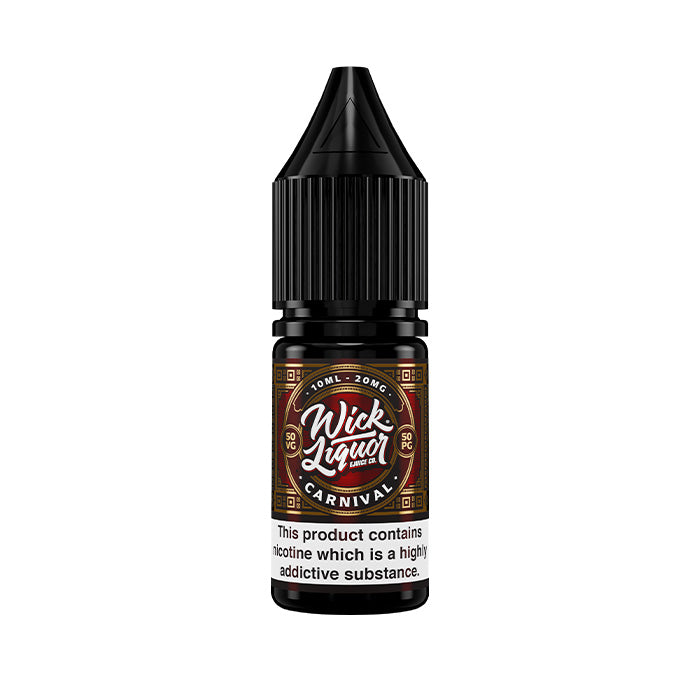 Wick Liquor 10ml Nic Salt Carnival