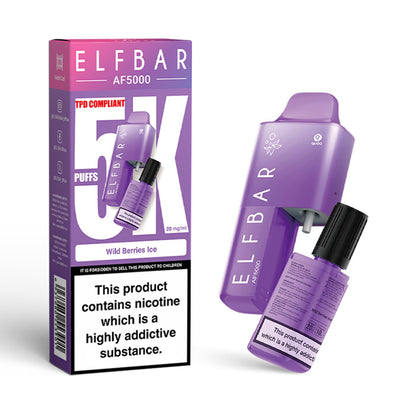 Elf Bar AF5000 Disposable Vape Wild Berries Ice