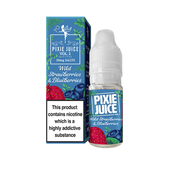 Wild Strawberry & Blueberries Nicotine Salt by Pixie Juice Vol II