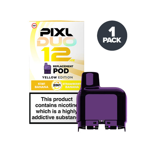 Yellow Edition Pixl Duo 12 Prefilled Pods