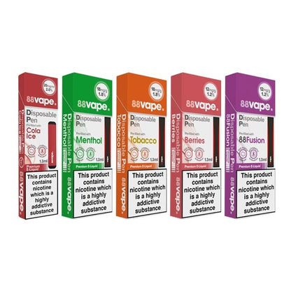 88 Vape Disposable All Flavours