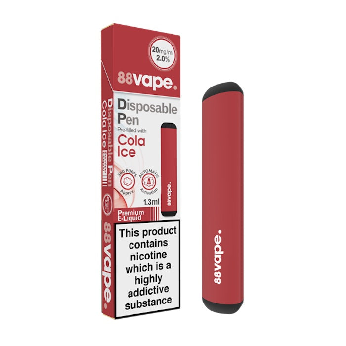 88 Vape Disposable Kit cola