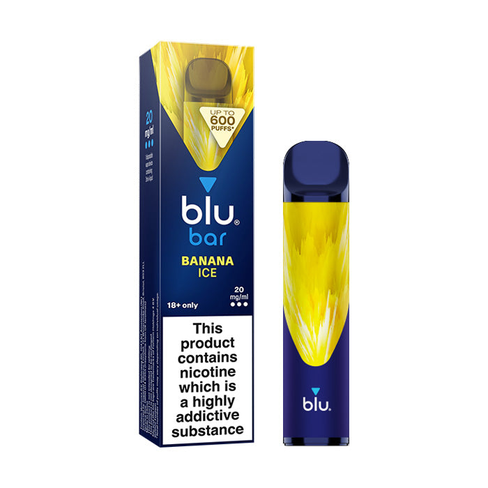 Banana Ice Blu Bar Disposable and Box