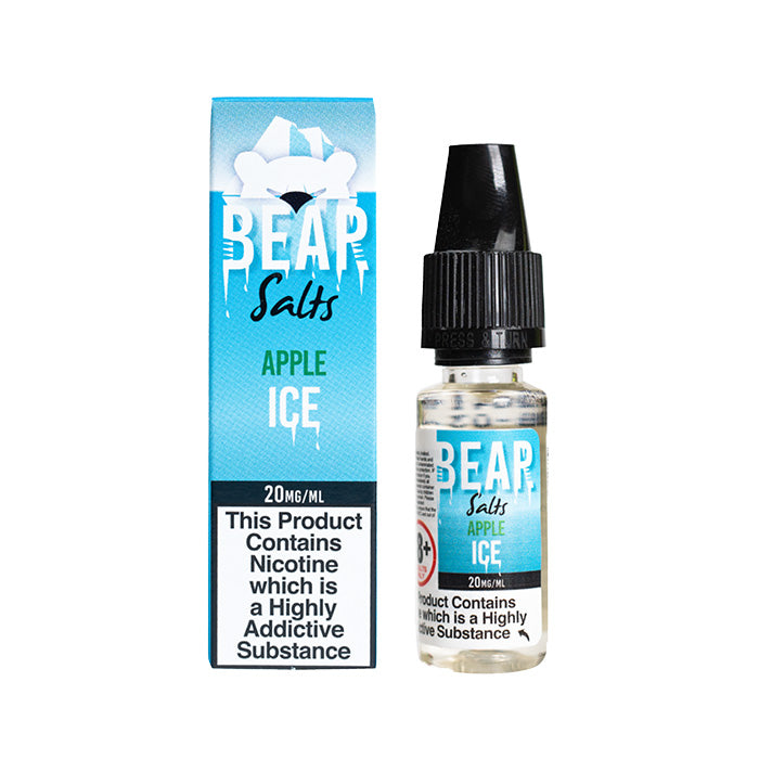 Bear Salts Apple Ice 10ml Nic Salt with Box